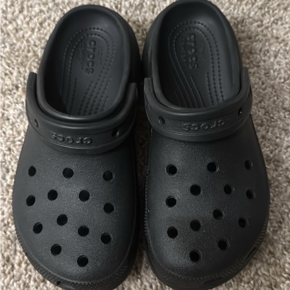 CROCS Black classic platform Clogs - image 2